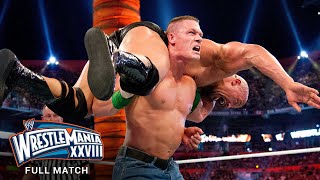 FULL MATCH  The Rock vs John Cena WrestleMania XXVIII [upl. by Mccarthy186]