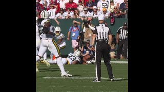 Xavier Hutchinson catches for a 11yard Gain vs Green Bay Packers [upl. by Kylie]