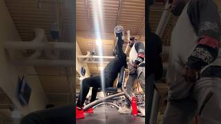 115lbs dumbbell press after 100s youtubeshorts shorts trend gym fitness motivation newsong [upl. by Giarc]