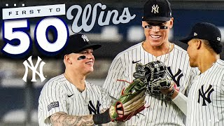 The Yankees are the first team to 50 wins in 2024 Aaron Judge Juan Soto  ALL THE BIG MOMENTS [upl. by Naillig]