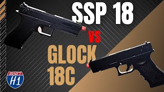 Novritsch SSP18 vs Umarex Glock 18C A Comprehensive Comparison BONUS look at the SSE18 [upl. by Nahtannoj]