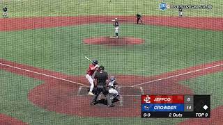 NJCAA REGION 16 BASEBALL TOURNAMENT 2024  Crowder vs JeffCo  51124 Game 1 [upl. by Cullin]