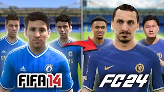 Jag återbyggde Chelsea från FIFA 14 till FC24 [upl. by Leftwich]