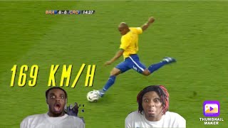 First Time Reacting to Roberto Carlos Top 15 Overpowered Goals  Top 15 Sublime Skills [upl. by Omrellug]