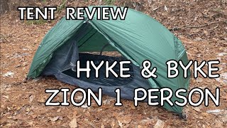 Budget Tent Review  Hyke amp Byke Zion 1 Person [upl. by Nysa993]