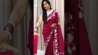 1800Beautiful vichitra silk sarees with all over beadsph8523844182 [upl. by Nolaf]