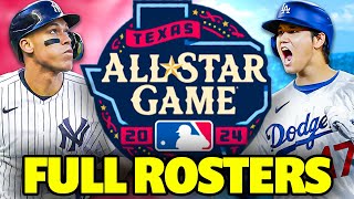 2024 MLB All Star Game Rosters Announced [upl. by Dis]