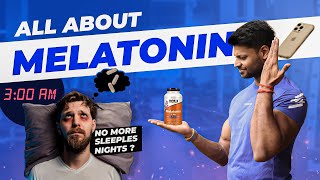 DOES MELATONIN SUPPLEMENT HELP YOU SLEEP ✅ ❌  fitness health bodybuilding [upl. by Yenor]