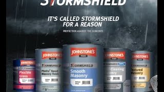 Johnstones Stormshield Masonry Paint [upl. by Nnil]