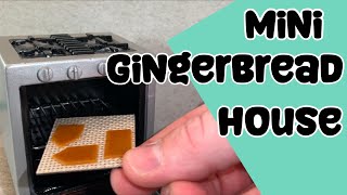 Mini Gingerbread House Baked In Mini Oven [upl. by Naud]