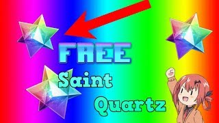 HOW TO GET FREE SAINT QUARTZ FGO FREE SQ [upl. by Anwahsiek147]