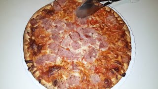 Trattoria Alfredo Delizioza LIDL pizza How to make on a Balay Bosch Siemens electric oven [upl. by Yeslah]