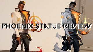 OFFICIAL RIOT GAMES VALORANT PHOENIX STATUE REVIEW [upl. by Spitzer694]