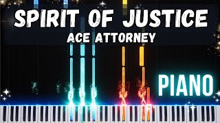 🎵 Ace Attorney Spirit of Justice  Piano Tutorial Synthesia [upl. by Htiderem]