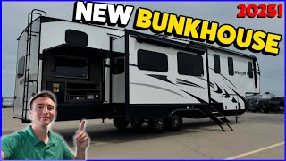 NEW 2025 Luxury Family Fifth Wheel from Venture RV 2025 Sporttrek Touring 5 354VBH Bunkhouse Review [upl. by Edda]