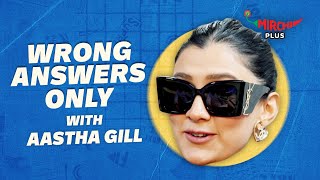 Aastha Gill Plays Wrong Answers Only 😂  Badshah  Tiger 3  Mirchi Plus [upl. by Inahpets]