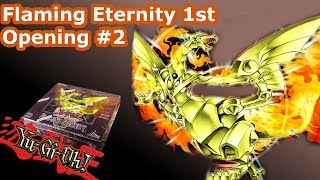 ULTIMATE YuGiOh 1st Edition Flaming Eternity Box Opening 2 [upl. by Dasha]