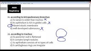 MCQ histology of respiratory system [upl. by Yentyrb]