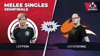 Leffen vs Mew2King  Melee Singles Semifinals  Smash Summit 6 [upl. by Nolyat]