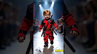 Deadpool from baby to adult marvel shorts short [upl. by Ahsille294]