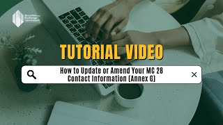 How to Update your Contact Information on the MC 28 Form Annex G [upl. by Stockmon]