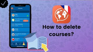 How to delete courses on Mondly  Mondly Tips [upl. by Shererd]