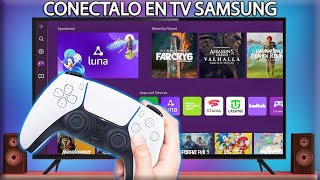 CÓMO CONECTAR CONTROL DE PS5 A SMART TV SAMSUNG [upl. by Bevash]