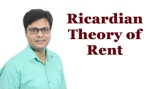 Ricardian Theory of Rent in Hindi [upl. by Ubald18]