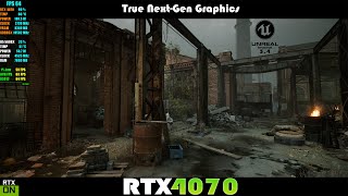 Unreal Engine 54 Industrial Factory Tech Demo  A Look Into True NextGen Graphics  RTX 4070 [upl. by Atoiyanap541]