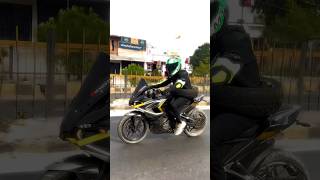 Installed MRF Tyre 15060 r17 ⚠️🧨🔥 viral rs200cc rs200rider automobile mrf mrftyre [upl. by Anirtac]