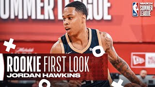 14th Overall Pick Jordan Hawkins Shines In Summer League Debut  16 PTS 5 AST 2 STL [upl. by Nudnarb539]