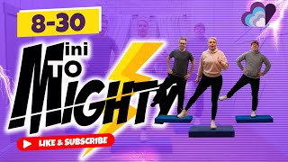 8 of 30 Mini to Mighty 30 Day STEP Program wJenny Ford  Beginner Step Aerobic Workout [upl. by Adnorrahs]