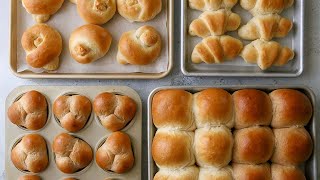 The Ultimate Dinner Rolls Recipe and Shaping Guide [upl. by Sellers815]