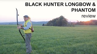 Mandarin Duck Black Hunter Langbogen review amp Phantom 56quot recurve amp neuer TOP Rückenköcher [upl. by Enoitna]