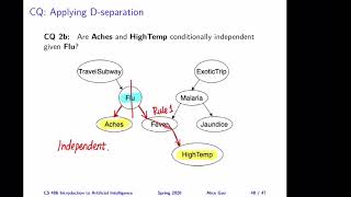 L12 Bayes Net DSeparation Examples [upl. by Christye]