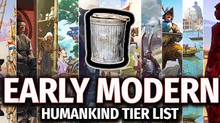 THE ULTIMATE HUMANKIND TIER LIST  Humankinds Early Modern Era Cultures [upl. by Gaynor]