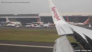 SpiceJet Boeing 737800 Delhi to Mumbai [upl. by Billy641]