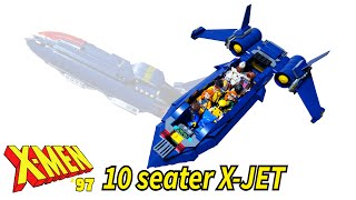 LEGO XMEN 97 10 seater XJET MOC [upl. by Gnok610]