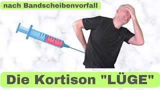 Injektion nach Bandscheibenvorfall  Die Kortison Lüge LWS  HWS [upl. by Miharba568]