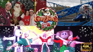 Christmas  Gullivers Valley Theme Park Rotherham Yorkshire Vlog ft Santa and a Panto Show 4k 2023 [upl. by Sum]