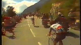 Tour de France 1987  20 Alpe D´Huez Etxabe [upl. by Neilla]