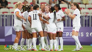 USWNT face tough test against Germany in Paris Olympics group stage  Pro Soccer Talk  NBC Sports [upl. by Lennie]