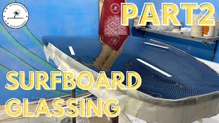 Carbon Fiber Surfboard Glassing TimeLapse start to finish PART 2  HotCoat  Sanding  Finishes [upl. by Henryetta]