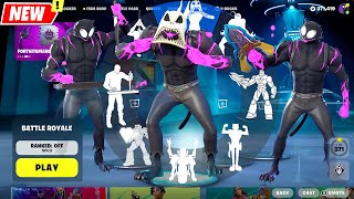 PHANTOM MEOWSCLES doing all Fortnite BuiltIn Emotes Fortnitemares 2023 [upl. by Brine]