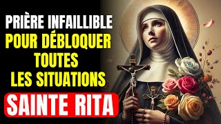 SAINTE RITA I PRIÈRE PUISSANTE POUR DÉBLOQUER UNE SITUATION [upl. by Namrac]