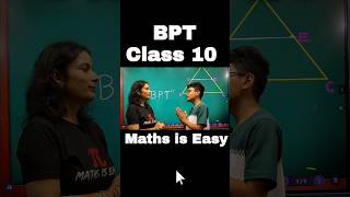 BPT Theorem Class 10 🔥 Basic Proportionality Theorem Thales Theorem ytshorts reels shorts fun [upl. by Ruskin]