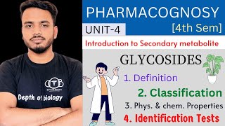 glycosides  Definition  classification  properties  identification test  Secondary metabolite [upl. by Anay]