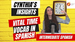 UNMISSABLE SPANISH VOCABULARY  TIME LightSpeed learnspanish spain nativespanish spanishlanguage [upl. by Wassyngton]