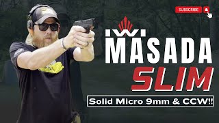 IWI Masada Slim 9S 750 Round Full Review [upl. by Yahska881]