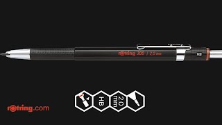 rOtring 300  mechanical pencil 20  360°  details [upl. by Dallas527]